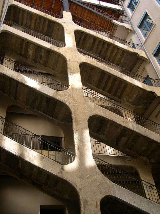  escalier de la cour des Voraces